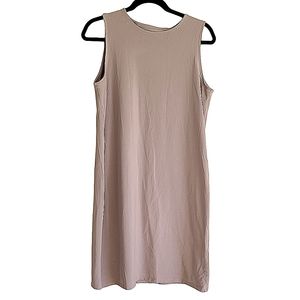 Eileen Fisher Lavender Organic Cotton Dress in Size Medium